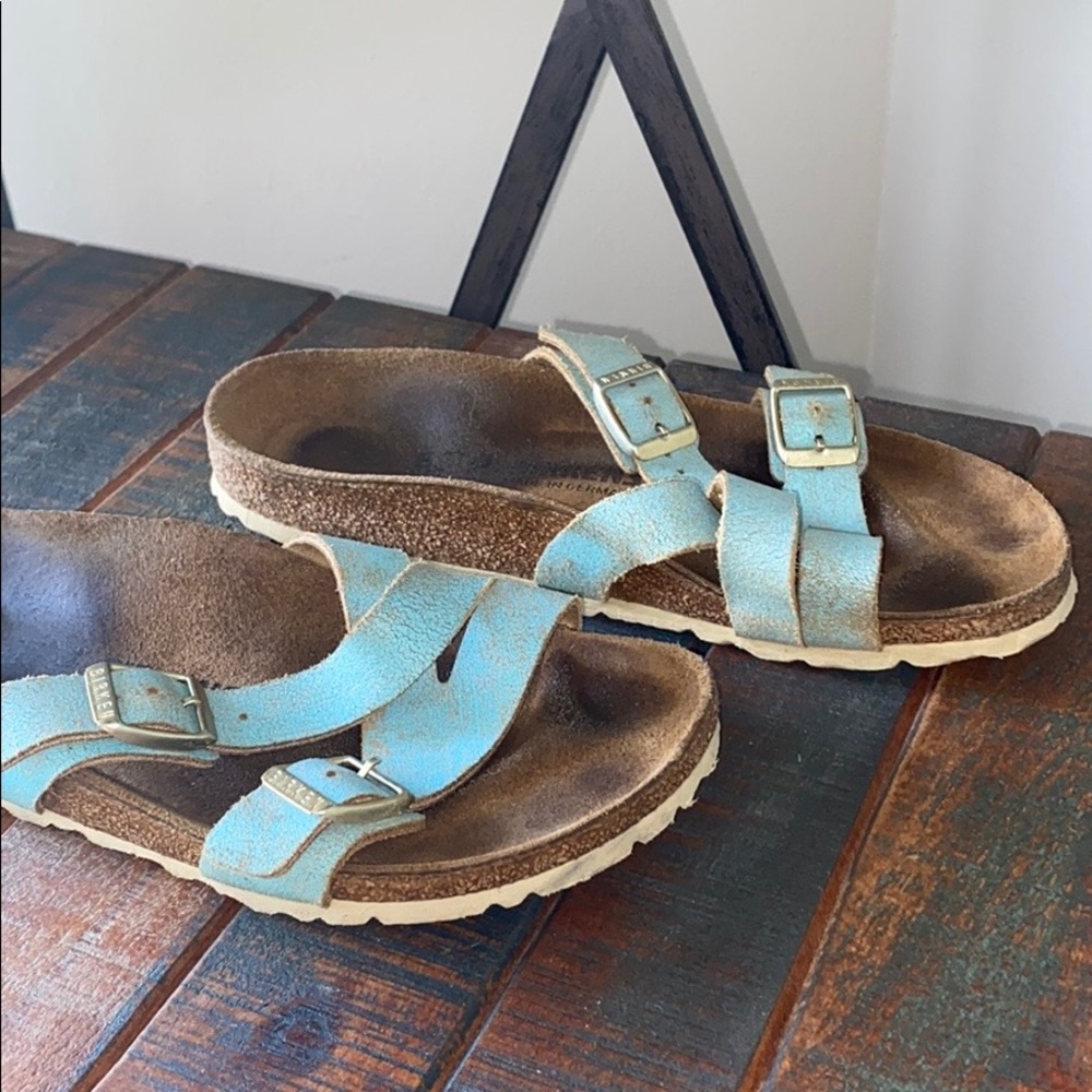 Birkenstock Women's Blue Sandals - Picture 7 of 12